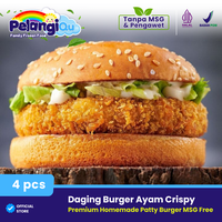 Gambar Pelangi Daging Burger Ayam Crispy Premium 4 pcs Size L Tanpa MSG & Pengawet Halal BPOM Approved Gurih Alami dari PELANGI HEALTHY FROZEN FOOD OFFICIAL Kab. Bekasi 2 Tokopedia
