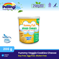 Gambar Yummy Kids Veggie Cookies Chesse 200g - Kukis Sayur Organik Keju Susu Gluten Free Egg Free Tanpa Pengawet Halal BPOM dari PELANGI HEALTHY FROZEN FOOD OFFICIAL Kab. Bekasi 1 Tokopedia