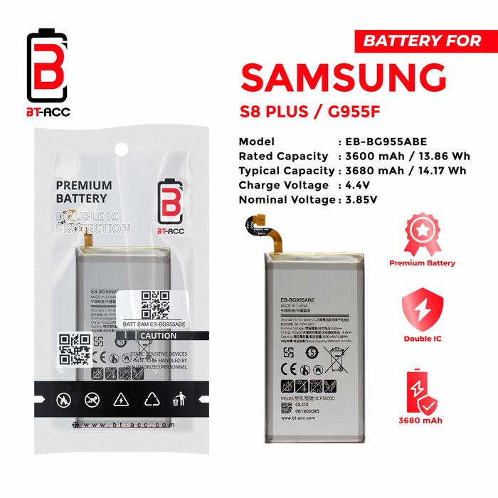 Gambar BT-ACC Baterai Battery Samsung Galaxy S8 Plus S8+ dari BT-ACC Kota Administrasi Jakarta Utara Tokopedia