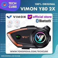 Gambar VIMON Y80 2X Bluetooth Intercom Headset Helm 2 Rider Helmet Qualcomm Chip Alt EJEAS V6 PRO - Y80 2X dari Tech Cube Store Kota Administrasi Jakarta Barat 1 Tokopedia