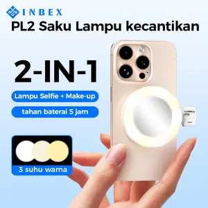 INBEX IPL2 Pocket Ringlight 2in1 Mini Led Lighting Konten Portable Selfie Lampu