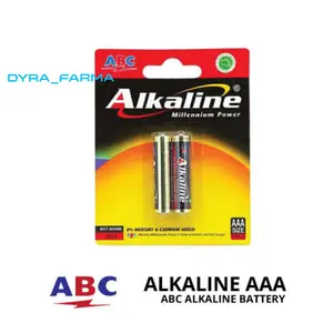 Baterai ABC Alkaline/Baterai Alkaline AAA/ Baterai Remote A3/ Harga Per Buah