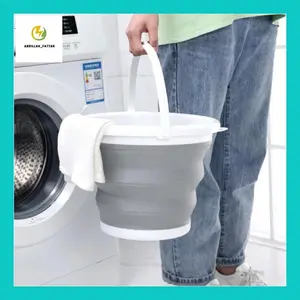 Abdi** Ember Lipat 3L 5L 10L Ember Lipat Serbaguna Water Bucket Foldable Collapsible