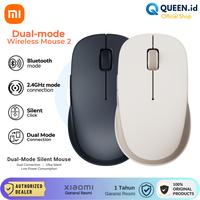 Gambar Xiaomi Dual-mode Wireless Mouse 2 Bluetooth - USB Receiver 2.4Ghz DUAL MODE 1200DPI Silent Click - Hitam dari Queen-id Kab. Tangerang 1 Tokopedia