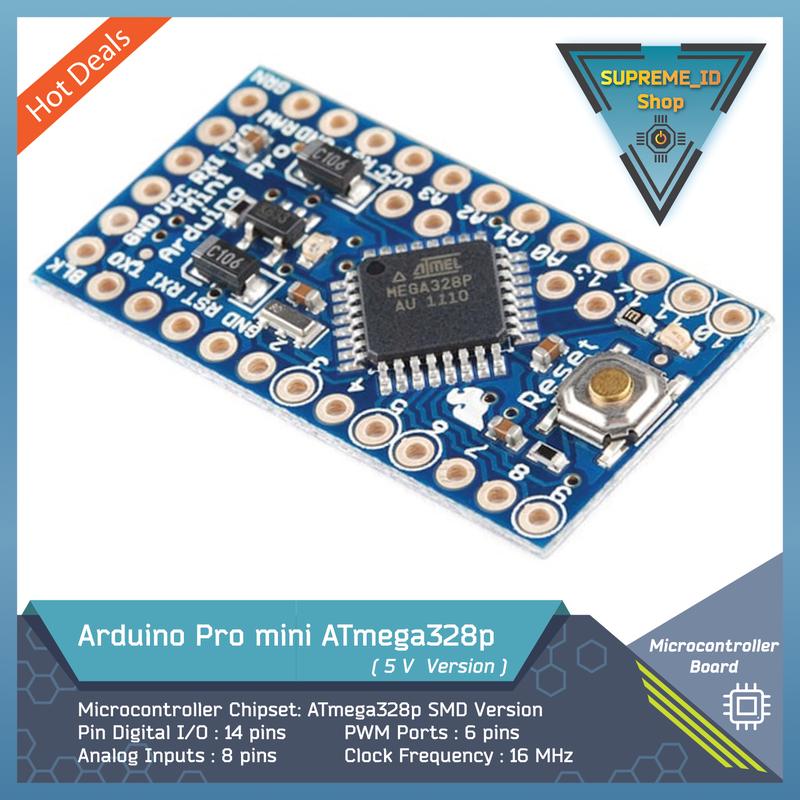 Arduino Pro mini ATmega328 16 Mhz Microcontroller Dev Board - Shop ...