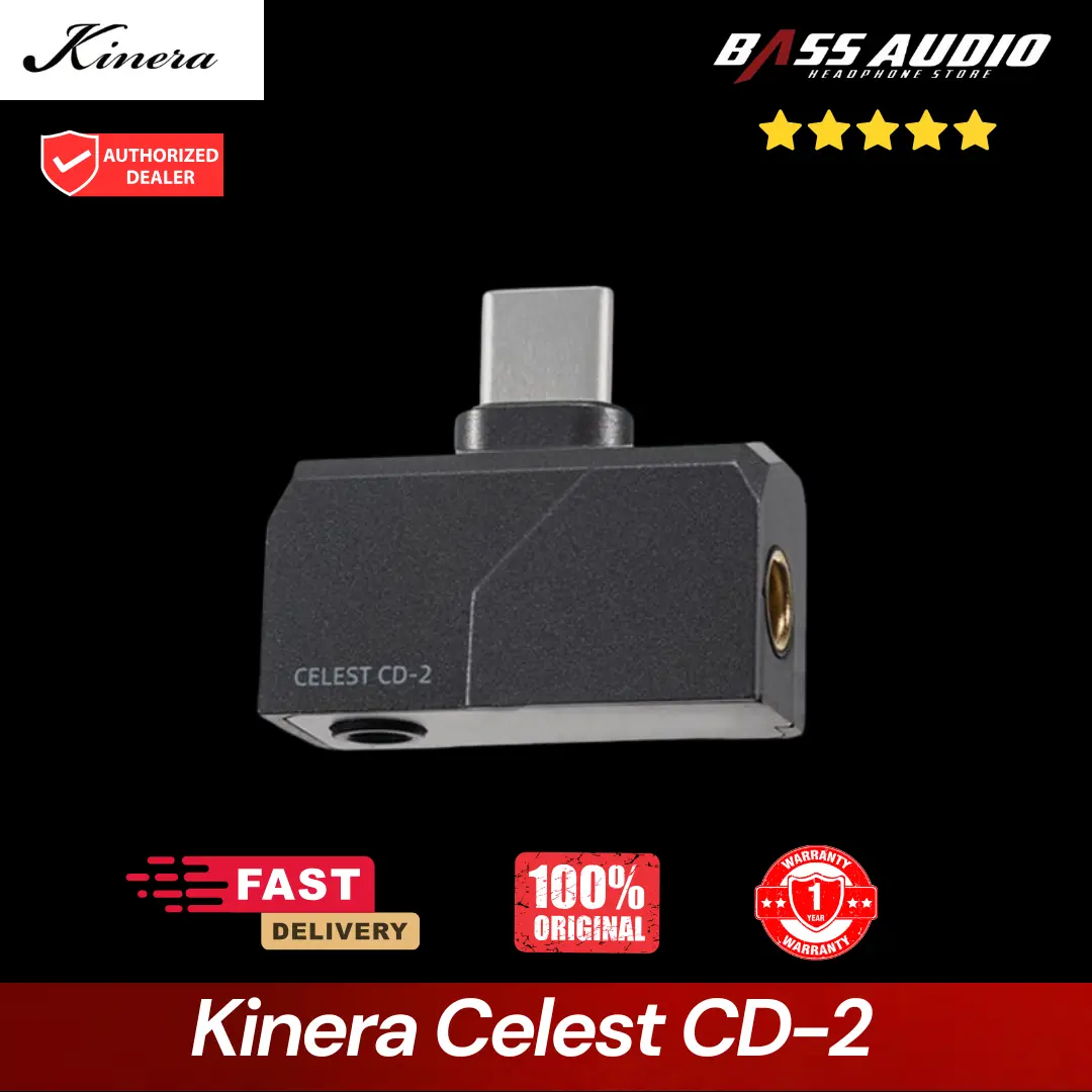 Kinera Celest CD-2 Portable Headphone DAC Amplifier 3.5mm 4.4mm