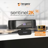 Gambar WEBCAM TECGEAR Sentinel 2K V2 - 2K 1944p 30Fps Auto Focus Webcam dari Techno Computer Bali Kota Denpasar 2 Tokopedia