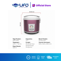 Gambar MASPION MRJ1892BS-WRG RICE COOKER 1.8 LITER - WHITE ROSE GOLD dari UFO ELEKTRONIKA JOGJA Kab. Sleman 4 Tokopedia