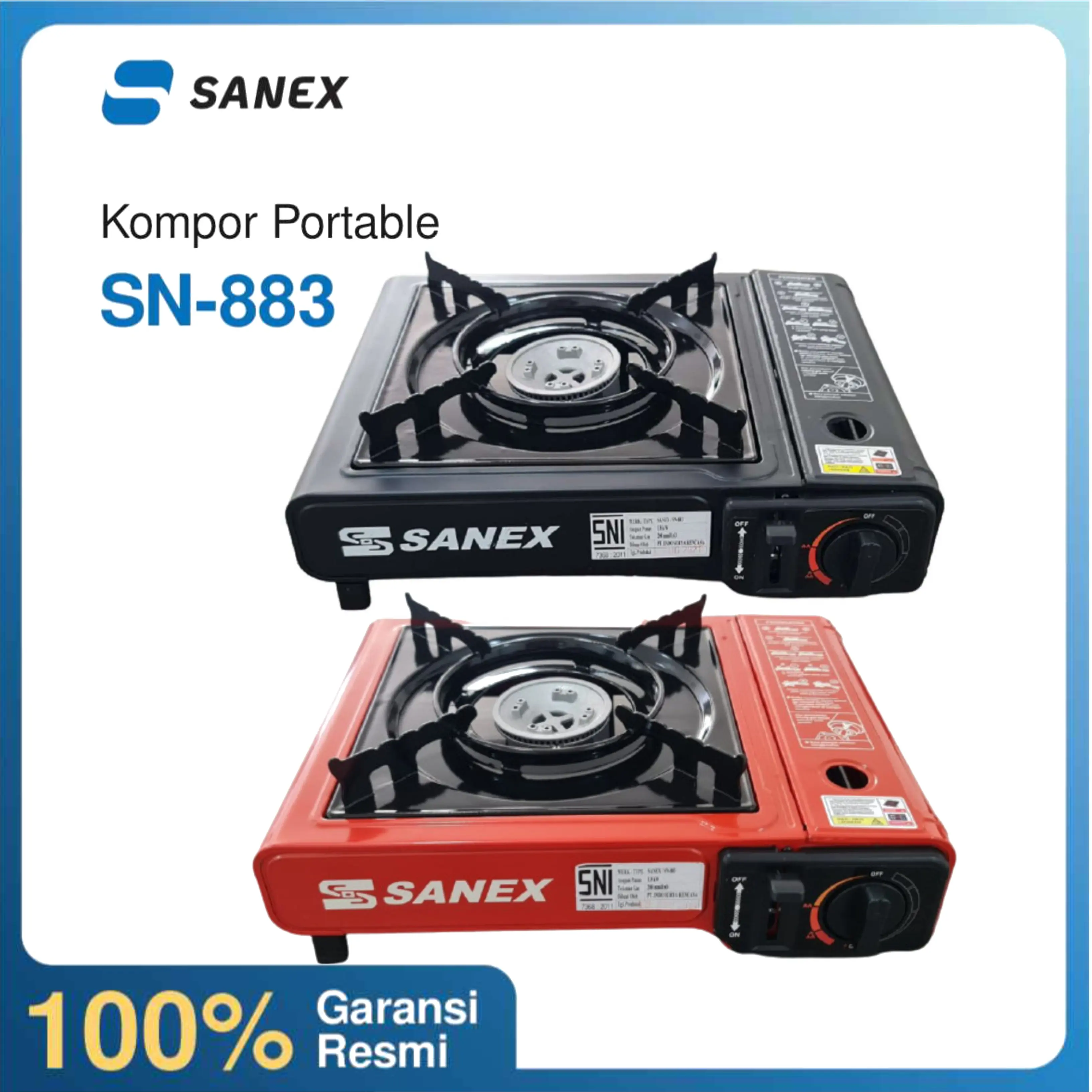 kompor gas portable SANEX SN883 Kompor gas portabl/kompor gas kaleng
