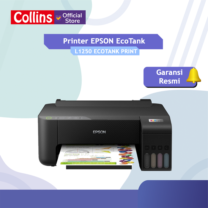 Gambar Printer Epson L1250 EcoTank Print Wi-Fi Ink Tank dari Collins Official Kota Administrasi Jakarta Pusat Tokopedia