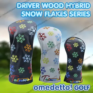 SNOW FLAKES GOLF DRIVER WOOD HYBRID IRON SALJU PUTTER HIGH QUALITY OMEDETTO