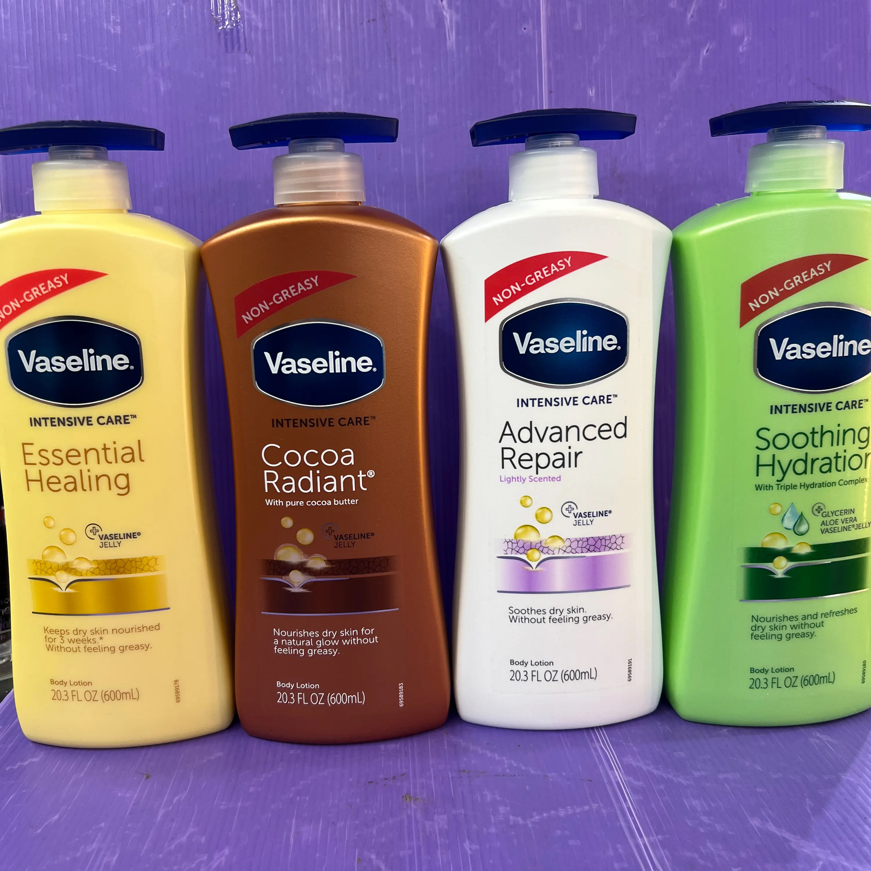 Vaseline Body Lotion Intensive Care 600ml Import USA