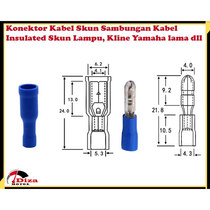 TERMURAH!! Konektor Kabel Skun Sambungan Kabel Insulated Skun Lampu, Kline Yamaha lama dll 2