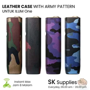 Leather Case with Army Pattern for ILUMAONE | Motif Army Tentara Camo