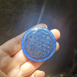 Bundle ORGONITE Coin, healing with crystal, anti radiasi EMF