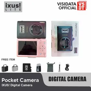 IXUS! Lite Digital Camera Kamera pocket 64MP Zoom 18X - Free 32GB Micro SD