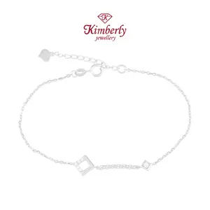 Gelang Rantai Berlian KBE696968 - Kimberly Jewellery
