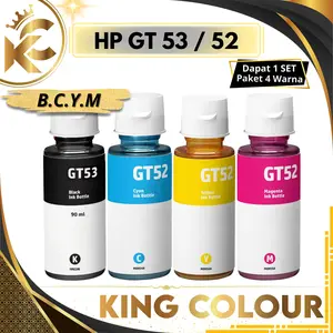 TINTA HP GT53 & GT52 ( 1 SET ) SERIES PRINTER HP515, HP500, HP615, HP5810, HP5820, HP410, HP315, HP419, HP115, HP415, HP310, HP319