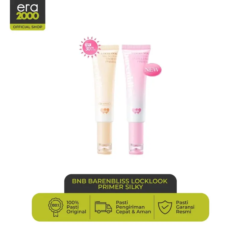 BNB barenbliss Locklook Primer Silky Flawless Tinted Primer & Hydra Smooth Poreless Primer Tahan Hingga 16 Jam 0
