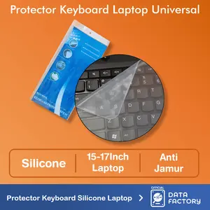 Protector Keyboard Laptop Universal Silikon Pelindung Keyboard Laptop Cover 15Inch - 17Inch Keyboard Transparan 15" - 17"
