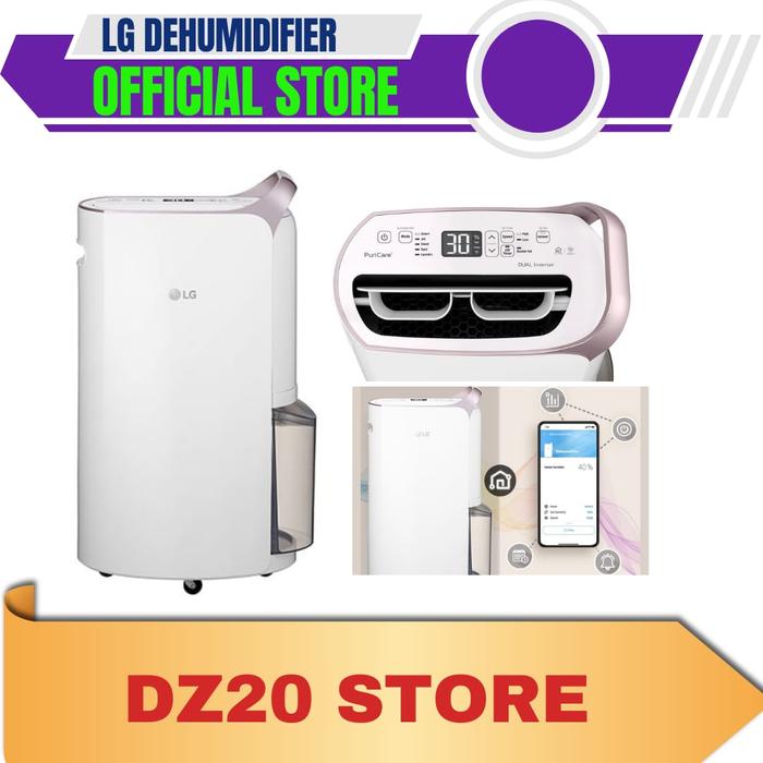 Gambar LG DEHUMIDIFIER MD19GQGE0 LG PURICARE DEHUMIDIFIER 30L SMART INVERTER GARANSI RESMI dari Dz20 Store Kota Bekasi Tokopedia