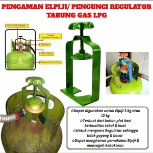 Penjepit Regulator Pengaman Pengunci Regulator Tabung LPG 3kg dan 12 kg