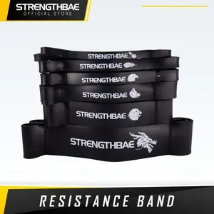 Resistance Band STRENGTHBAE Latex Long Bands Set Karet Fitness Gym