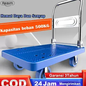 READY !!! Troli Lipat Hand Truck 150-300Kg/Troli Besi Serbaguna/Troli Galon/Troley Dorongan Barang Model Besi Kuat Dan Kokoh