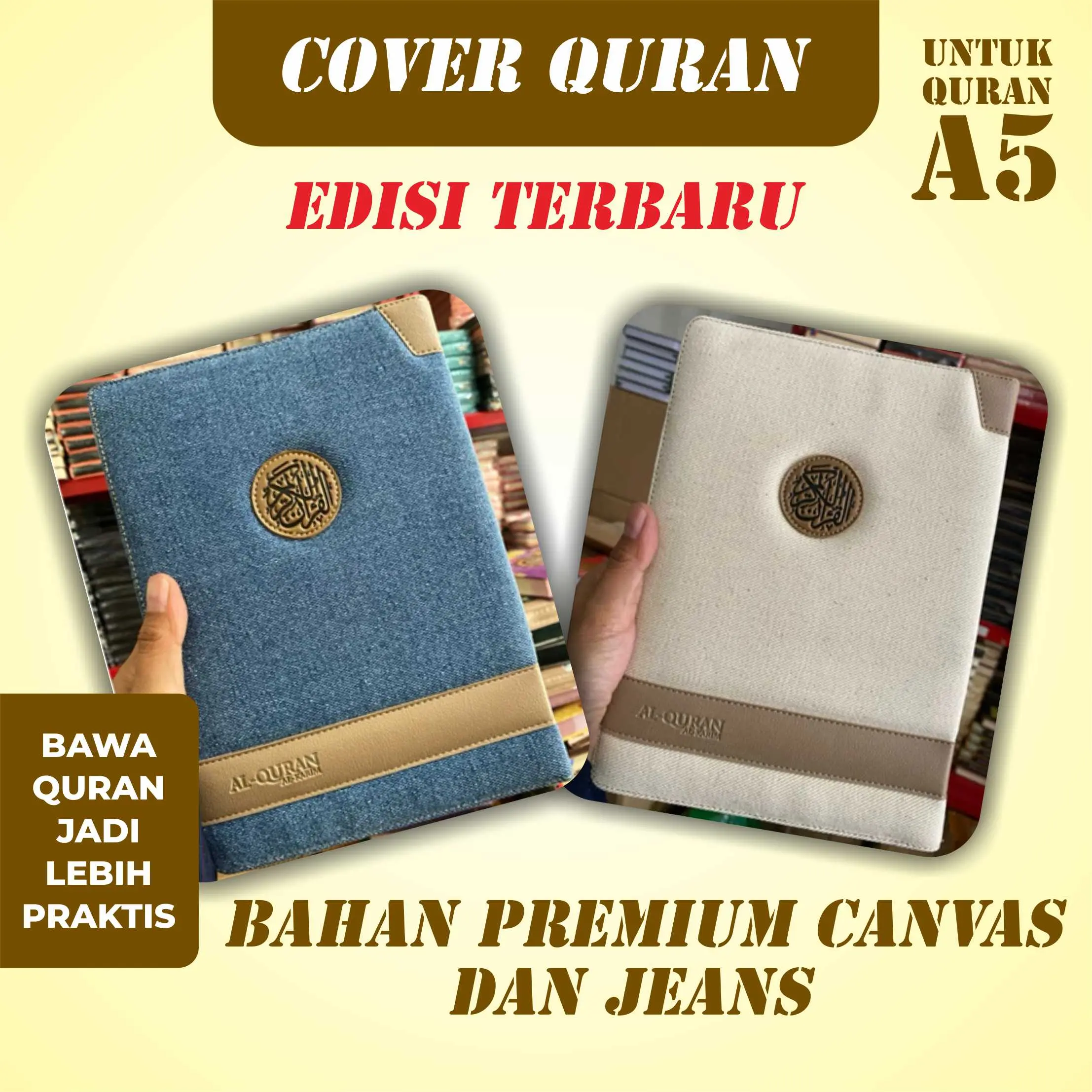 cover sampul alquran a5 resleting - sampul quran - cover quran praktis