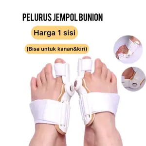 Pelindung Jari Kaki Bunion - Corrector Separator Hallux Valgus Big Toe Terapi Jempol Kaki