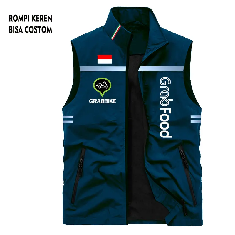 Rompi Hiking Skotlet Gr4b Ojol Full Bordir Jumbo Big Size Keren Anti Air 7