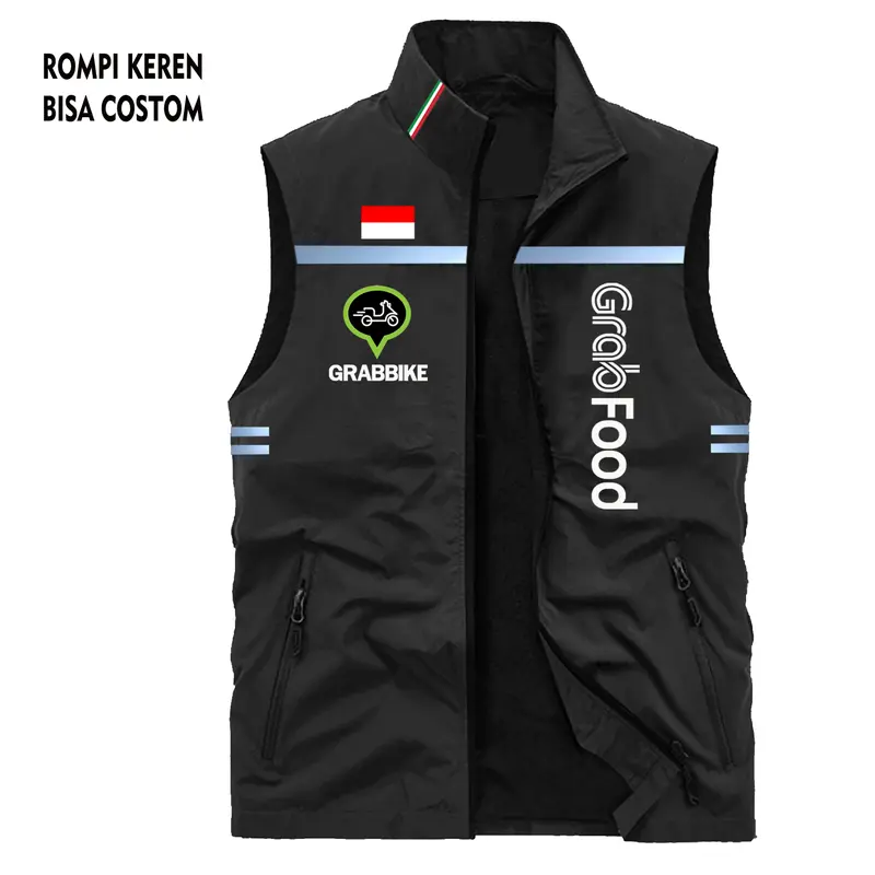 Rompi Hiking Skotlet Gr4b Ojol Full Bordir Jumbo Big Size Keren Anti Air 3