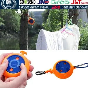 10M Jemuran Baju Retractable Portable Indoor Outdoor Tali Clothesline