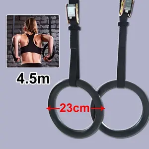 JP 2Pcs Gym Ring | Svarga Gymnastic Ring | Crossfit | Calisthenics | Pull Up FITNESS GYM | Muscle Up