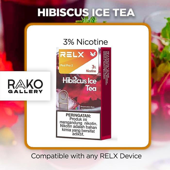 Jual RELX Pod Hibiscus Ice Tea (Isi 1) - Kota Administrasi Jakarta Selatan  - Relx Cinere | Tokopedia