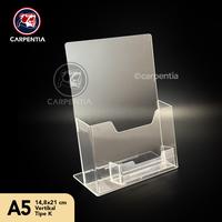 Gambar Carpentia | Brochure Holder Acrylic dengan Kartu Nama - Tempat Brosur Akrilik A5 - Brosur Tipe K dari Carpentia Indonesia Kota Tangerang Selatan 2 Tokopedia