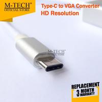 Gambar Kabel Konverter Type C To VGA / Converter USB Type C to VGA dari Gemini Comp Kota Bandung 5 Tokopedia