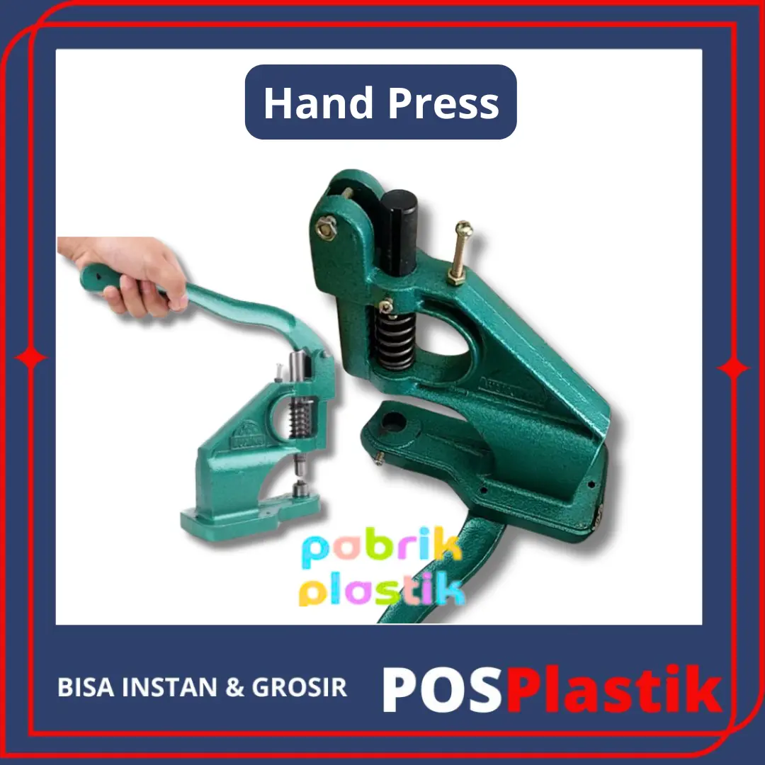 Hand Press Mesin Press Alat Pemasang Mata Ayam & Kancing Snap – Multifungsi untuk Spanduk, Banner, Lanyard