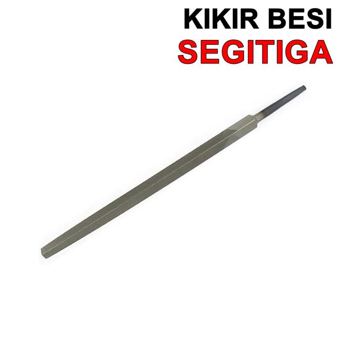 Kikir Segitiga 2.9 Inch Slim Taper 75mm File Besi 6in Gergaji Besi 2.9" foto produk 1