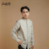 Gambar Kemeja koko pria lengan panjang baju muslim cowok - Pakistan | Goodfella - Putih, M dari goodfella Kota Administrasi Jakarta Pusat 3 Tokopedia