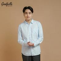 Gambar Kemeja garis stripes salur pria lengan panjang - tokyo | Goodfella - Biru, M dari goodfella Kota Administrasi Jakarta Pusat 5 Tokopedia
