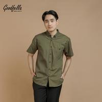 Gambar Kemeja polos pria basic lengan pendek - busan | Goodfella - Hitam, M dari goodfella Kota Administrasi Jakarta Pusat 2 Tokopedia