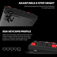 Gambar Fantech Atom Pro Series MK917 MK918 Gaming Keyboard 3 connection ,  5 pin Hotswappable Switch , Windows & MacOS , Atom Pro 79 , Atom Pro 97 , TFT Screen , RGB Lighting Baterai Kabel - ATOM PRO 79 BLK, BLUE Switch dari Click & Go Tokopedia Kota Bandung 4 Tokopedia