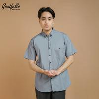 Gambar Kemeja polos pria basic lengan pendek - busan | Goodfella - Hitam, M dari goodfella Kota Administrasi Jakarta Pusat 5 Tokopedia