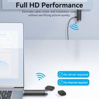 Gambar Vention Wireless HDMI Dongle Vidio Transmitter Full HD 1080P 60Hz - ADC-TX - black, TX + RX dari Vention By Andalan Kota Administrasi Jakarta Utara 4 Tokopedia