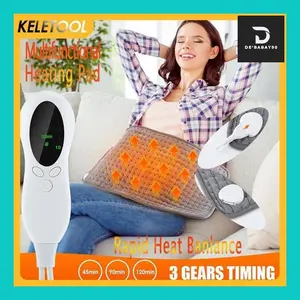 De'Baba' 60X30Cm Selimut Listrik Bantalan Pemanas Listrik Sofa Sprei Sprei Musim Dingin Selimut Hangat Selimut Hangat Portabel Bantalan Hangat Untuk Meredakan Nyeri Haid Bantal Panas Terapi Kesehatan Alat Terapi Bantal Listrik Panas Terapi Elektrikukuran