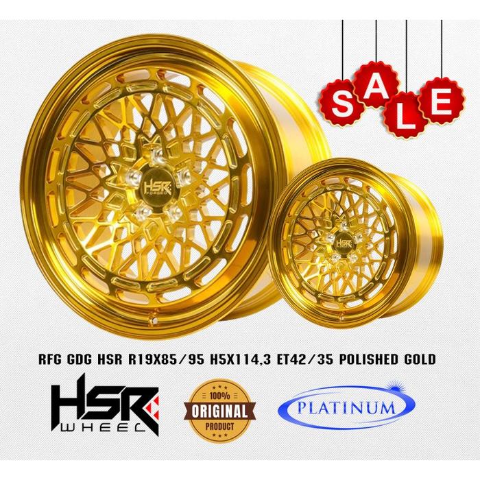 Jual VELG MOBIL CIVIC TYPE R HSR FORGED GDG RING 19X85/95 PCD 5X114,3 ...