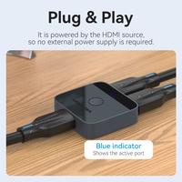 Gambar Vention AKOB0 HDMI 2.0 Switcher 2in 1Out 1in 2Out 4K 1080P AK0B0 Splitter 2 Port HDMI dari Metoocel Solo Kota Administrasi Jakarta Barat 3 Tokopedia