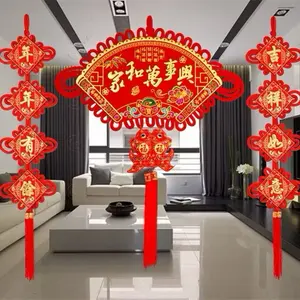 Gantungan imlek kain besar / gantungan dinding pintu / dekorasi imlek