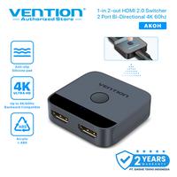 Gambar Vention AKOB0 HDMI 2.0 Switcher 2in 1Out 1in 2Out 4K 1080P AK0B0 Splitter 2 Port HDMI dari Metoocel Solo Kota Administrasi Jakarta Barat 2 Tokopedia